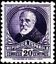 Spain 1932 Personajes 20 CTS Morado Edifil 666. España 666. Subida por susofe